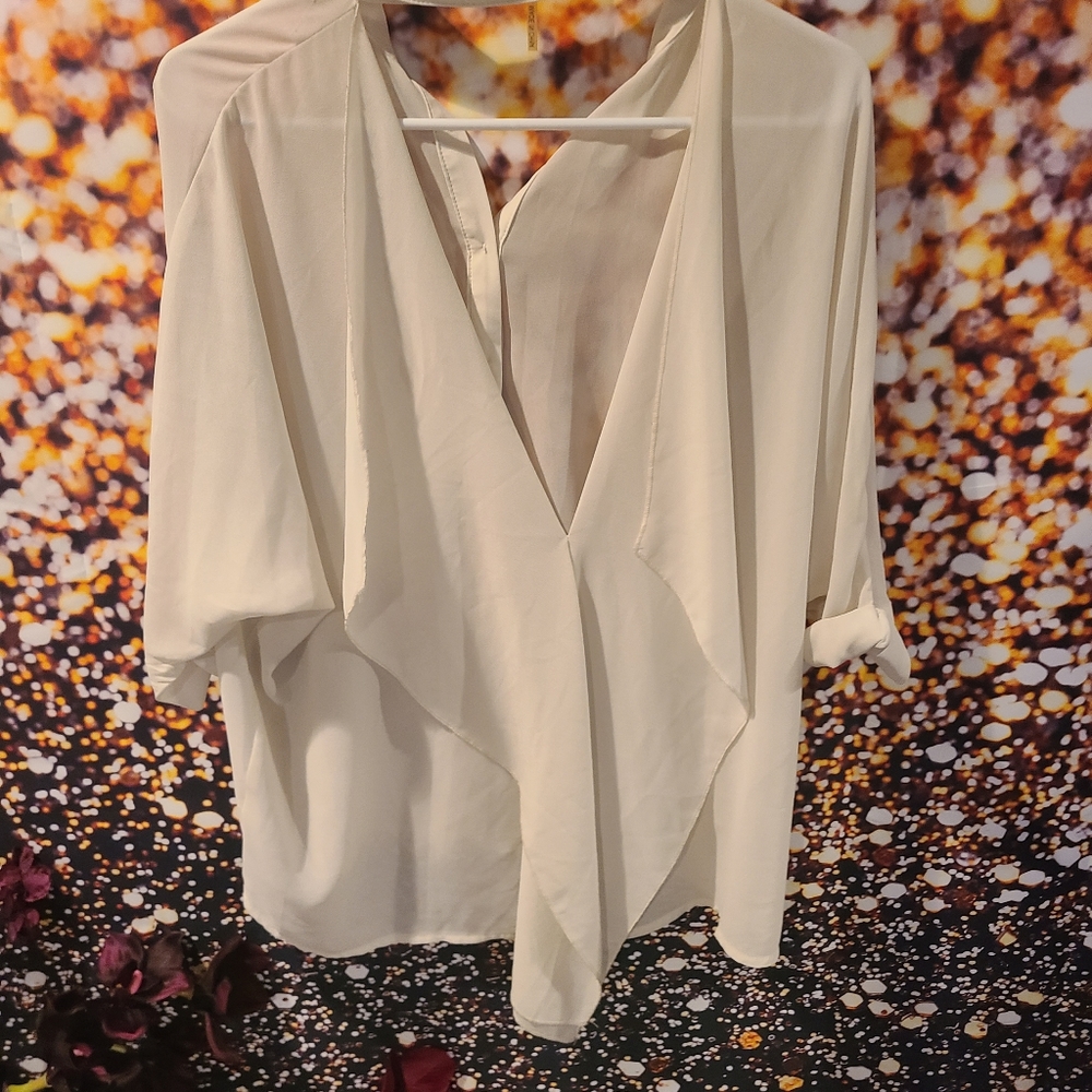 Cream Button Down Top - image 2